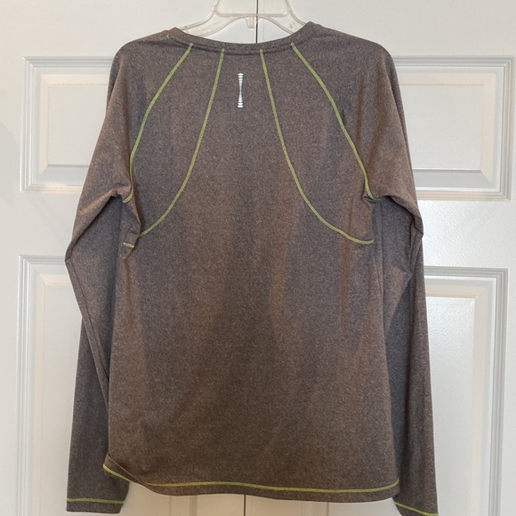 RBX Performance Long Sleeve Layering Shirt -‎ Large - Gray and Neon - EUC - Picture 7 of 7
